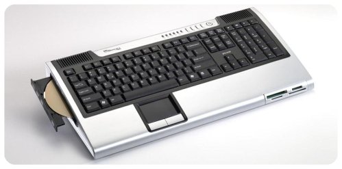 Front View of All-in-One PC Keyboard