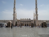 Masjid Al Nabawi in Madinah - Saudi Arabia (front)